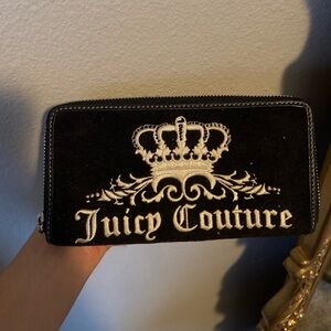 Juicy Couture Black and White Crown Wallet